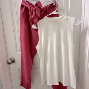 Sleeveless Mock Neck Top